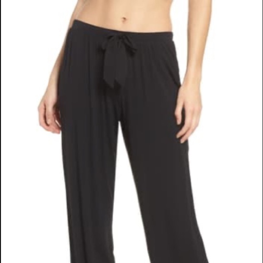 DKNY NWT, black soft lounge pants, S